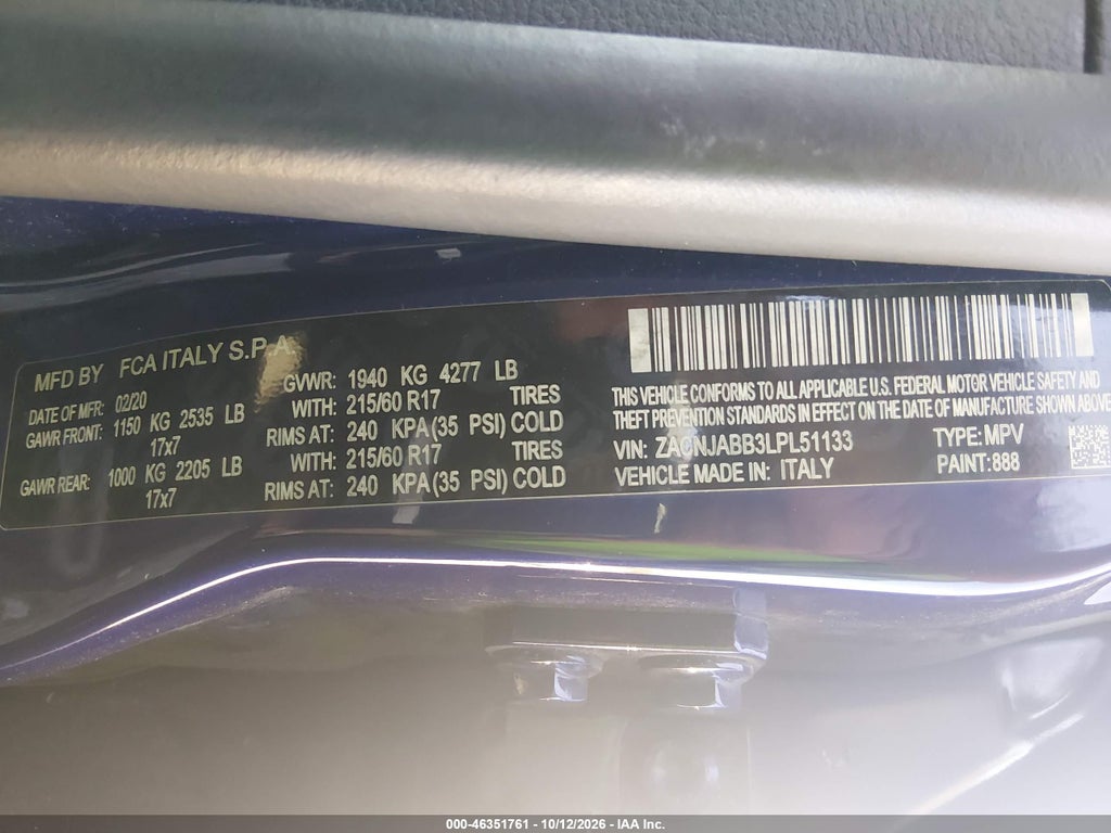 2020 Jeep Renegade Latitude FWD photo 9