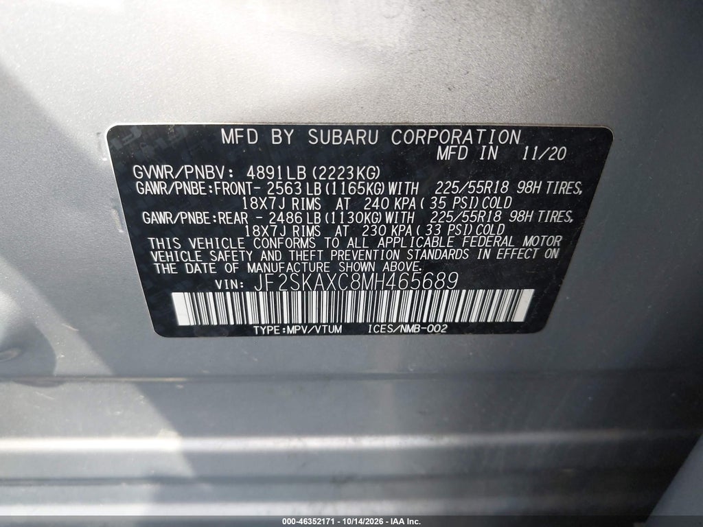 2021 Subaru Forester Touring photo 9