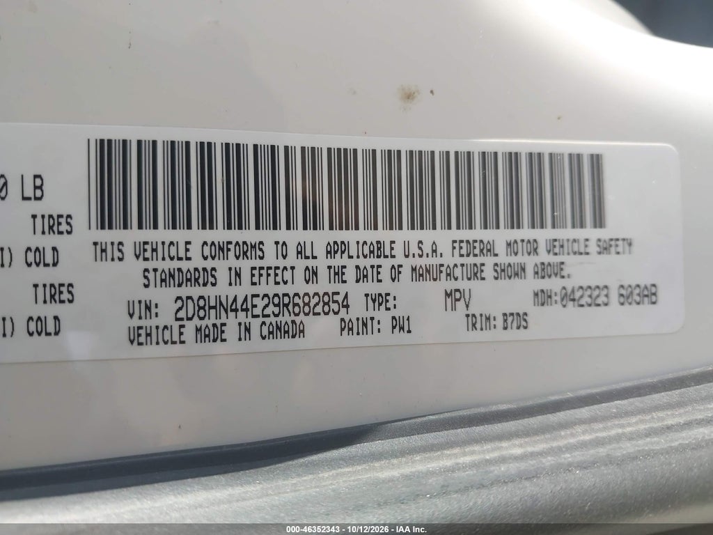 2009 Dodge Grand Caravan SE photo 9