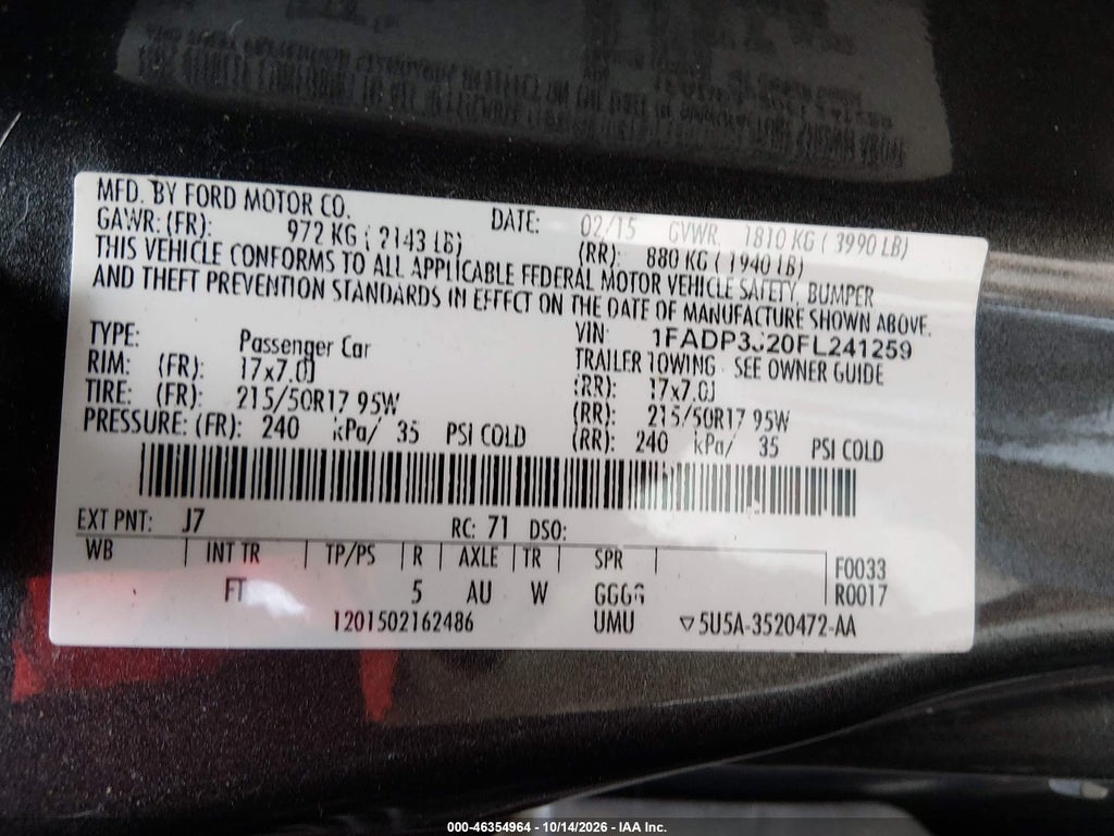 2015 Ford Focus Titanium photo 9