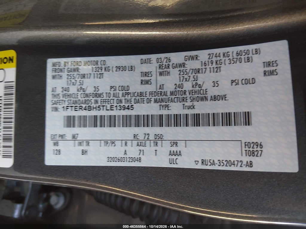 2026 Ford Ranger XL photo 9