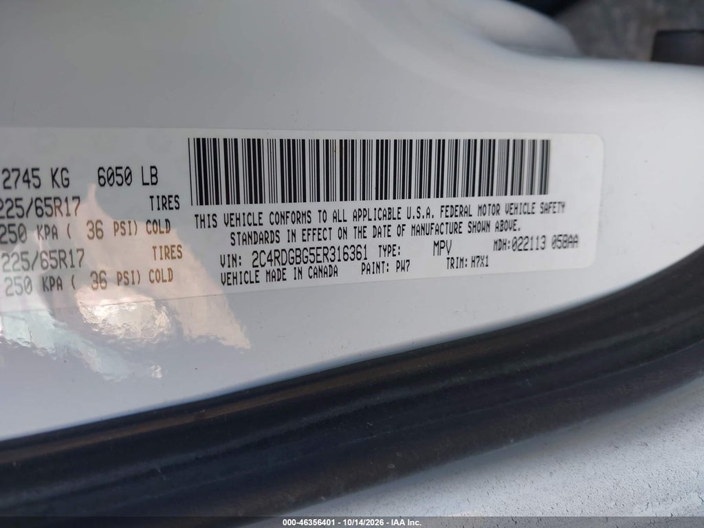 2014 Dodge Grand Caravan American Value PKG photo 9