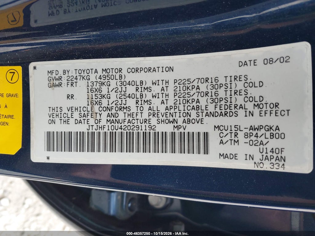 2002 Lexus RX 300 photo 9
