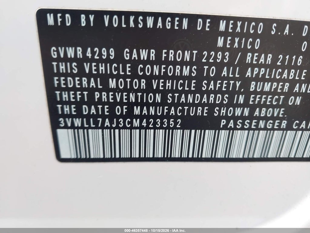 2012 Volkswagen Jetta 2.0L TDI photo 9