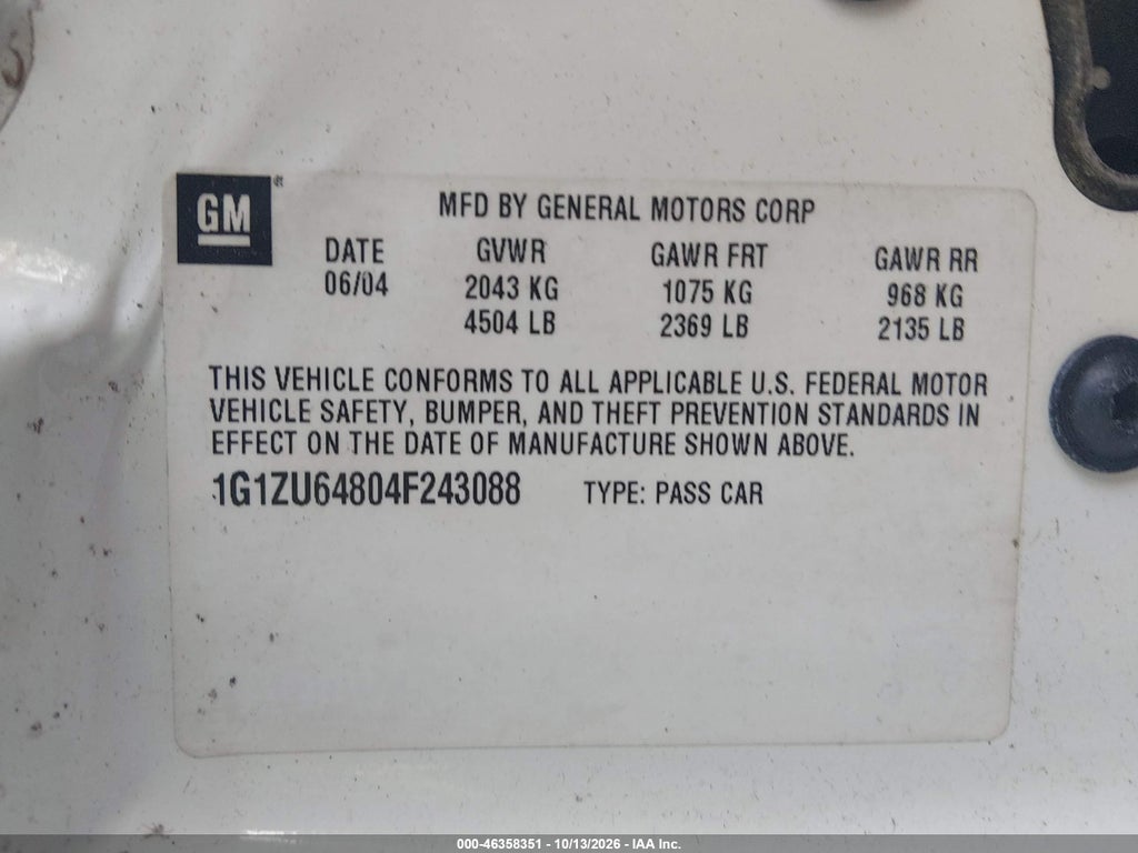 2004 Chevrolet Malibu Maxx LT photo 9