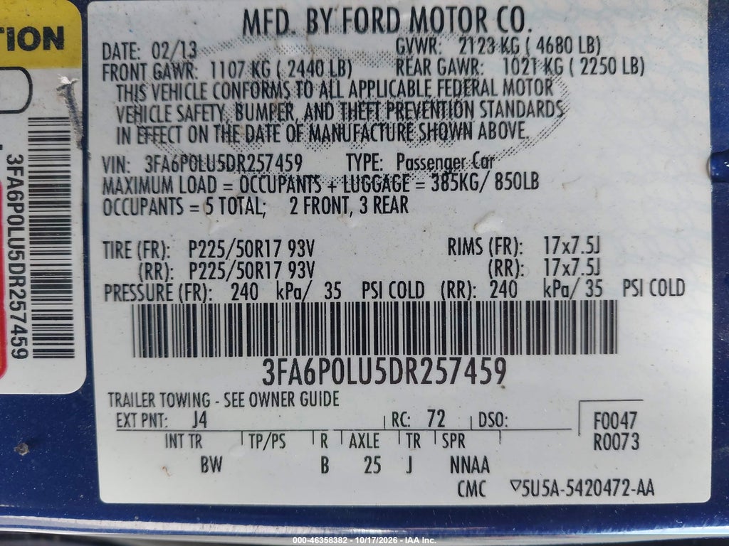 2013 Ford Fusion Hybrid SE photo 9