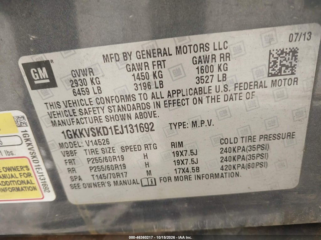 2014 GMC Acadia SLT-2 photo 9