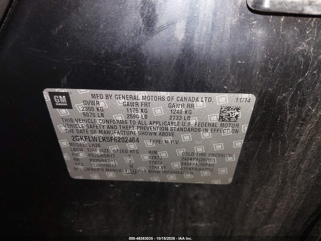 2015 GMC Terrain SLE-2 photo 9