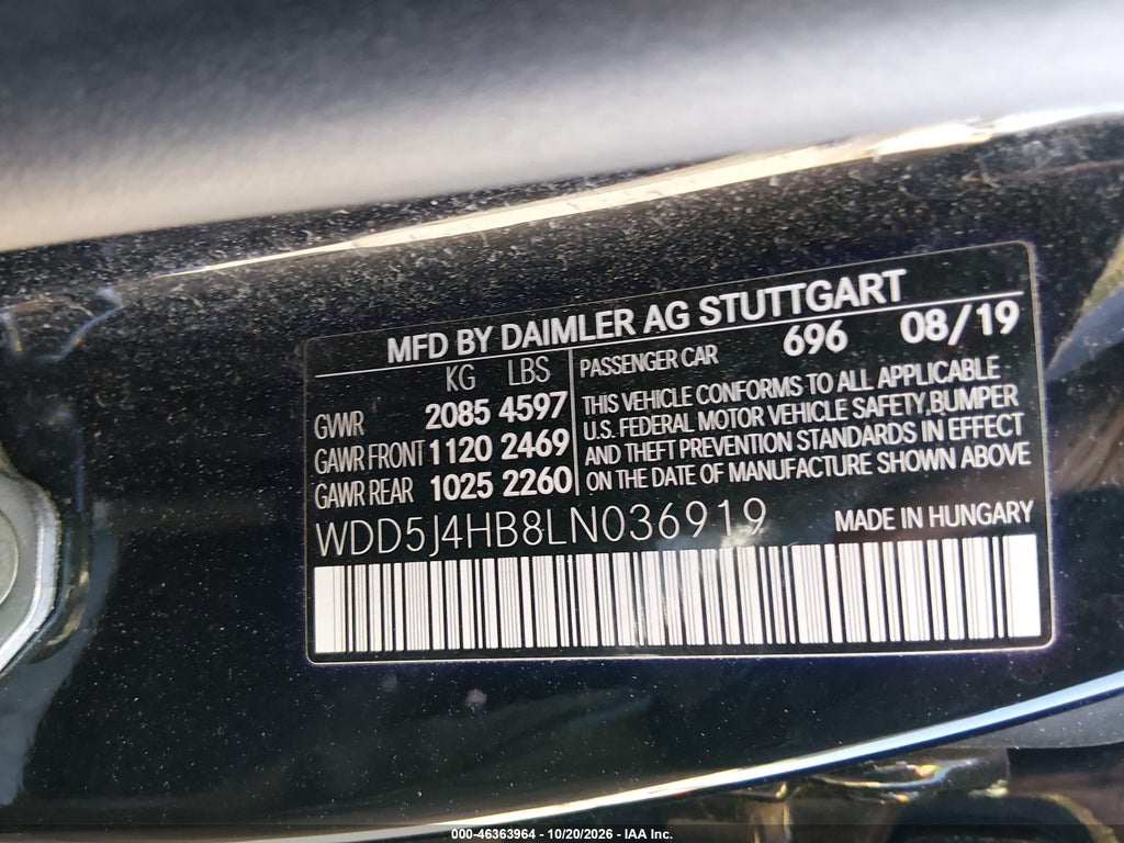 2020 Mercedes-Benz CLA 250 4MATIC photo 9