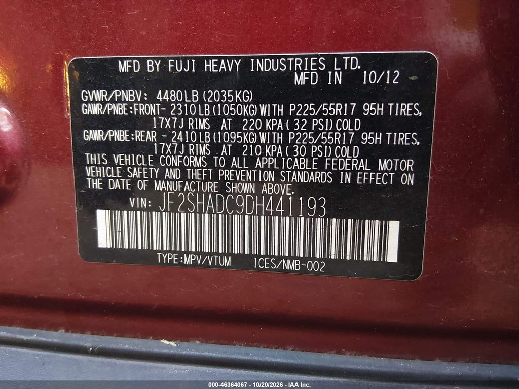 2013 Subaru Forester 2.5X Premium photo 9