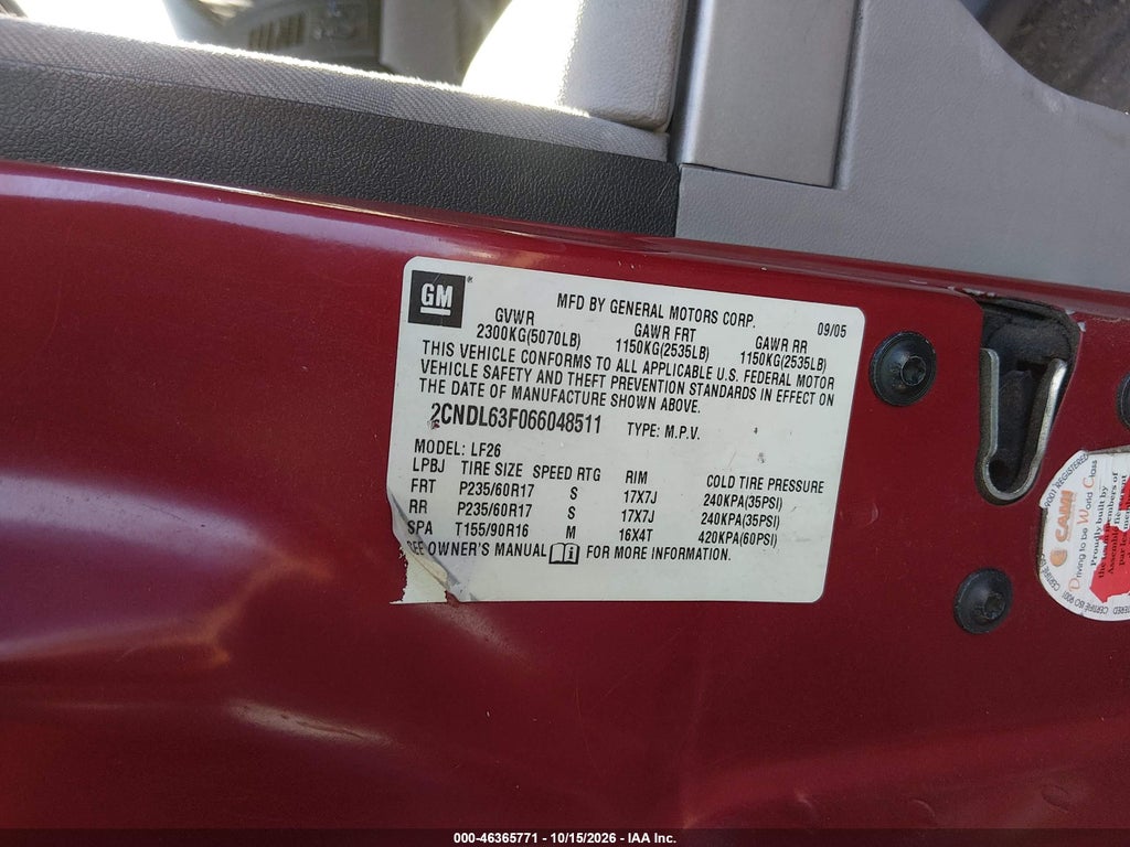 2006 Chevrolet Equinox LT photo 9