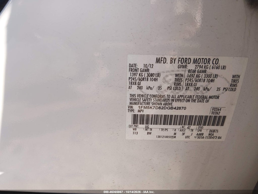 2013 Ford Explorer XLT photo 9