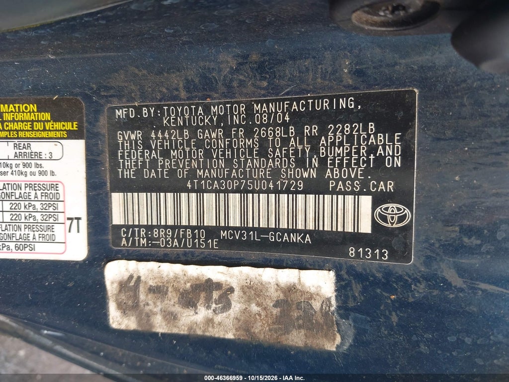 2005 Toyota Camry Solara SE V6 photo 9