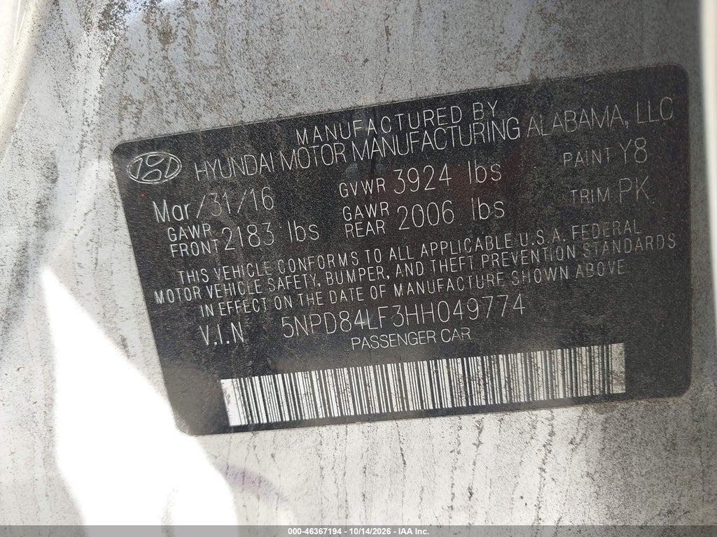 2017 Hyundai Elantra SE photo 9