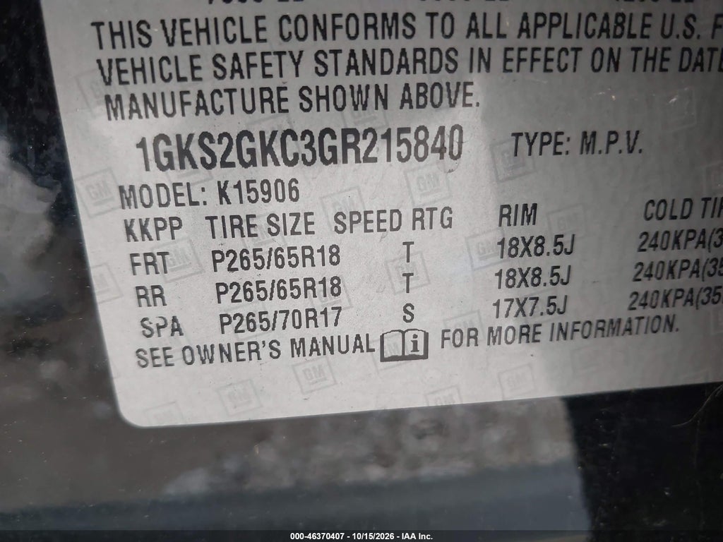 2016 GMC Yukon XL SLT photo 9
