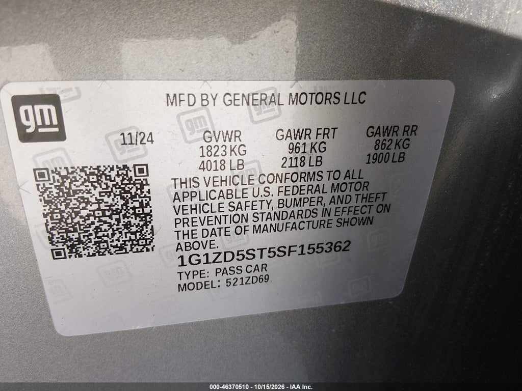 2025 Chevrolet Malibu FWD 1LT photo 9