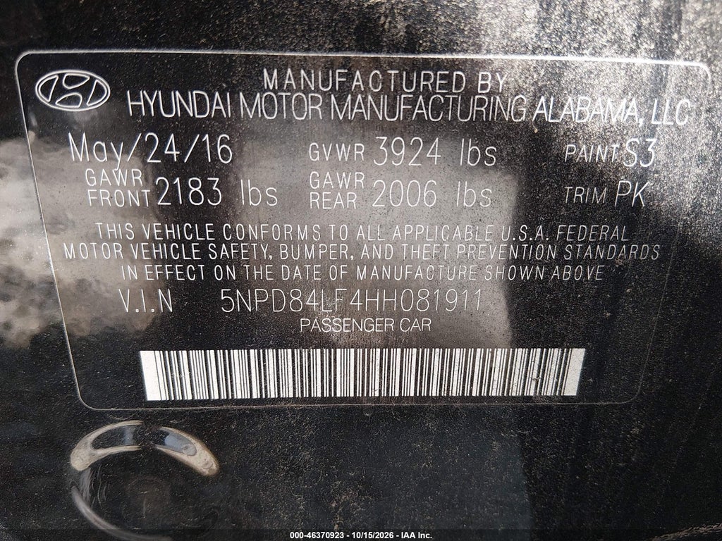 2017 Hyundai Elantra SE photo 9