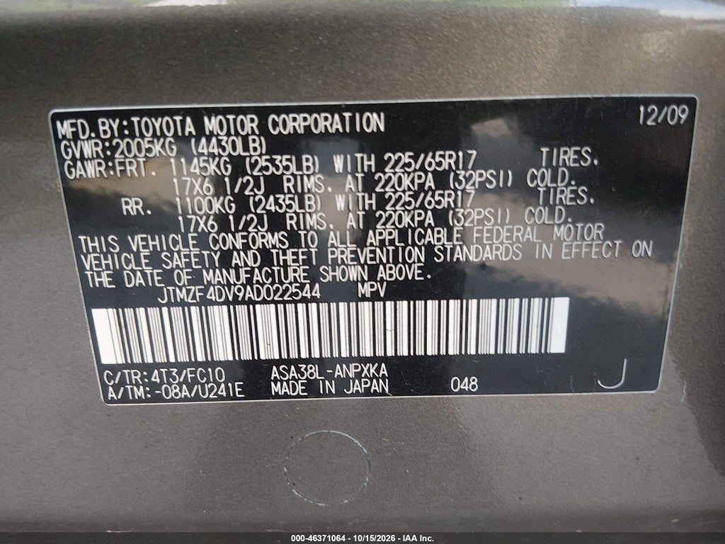 2010 Toyota RAV4 photo 9