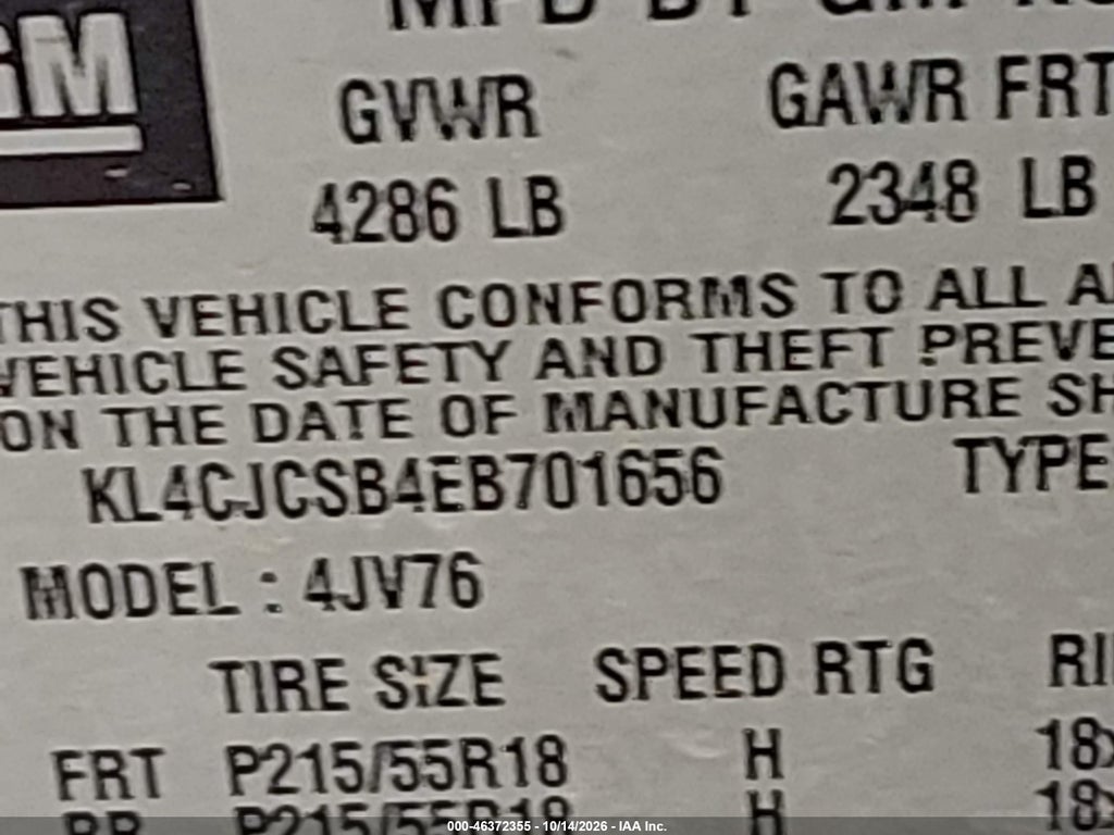 2014 Buick Encore Leather photo 9