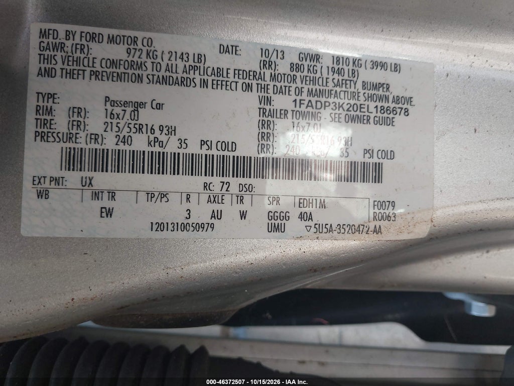 2014 Ford Focus SE photo 9