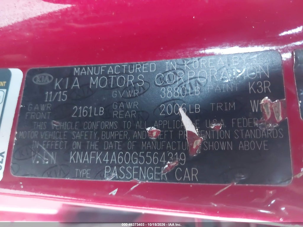 2016 Kia Forte LX photo 9