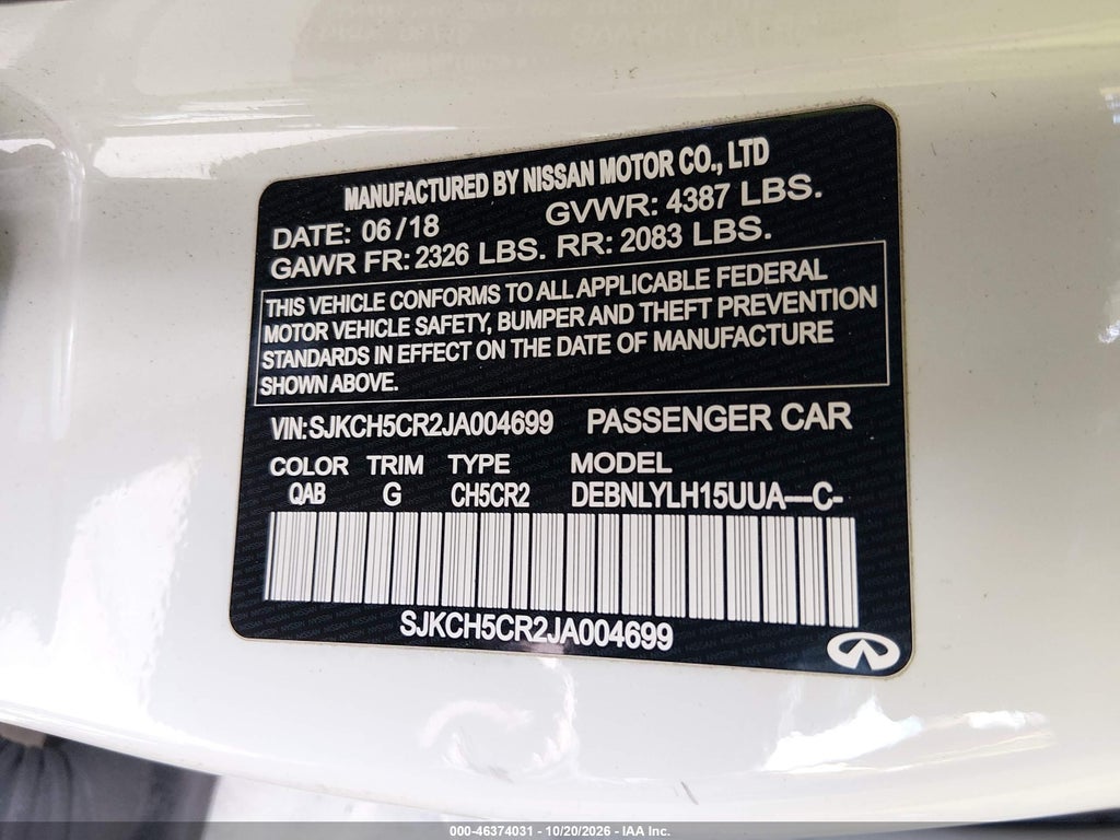2018 Infiniti QX30 Essential photo 9
