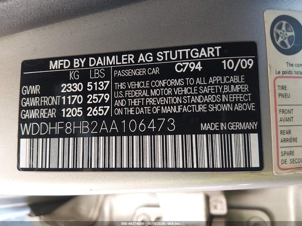 2010 Mercedes-Benz E 350 4MATIC photo 9