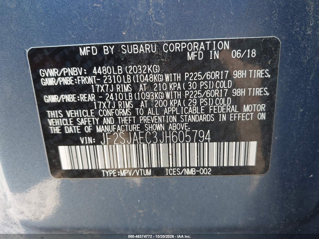 2018 Subaru Forester 2.5I Premium photo 9