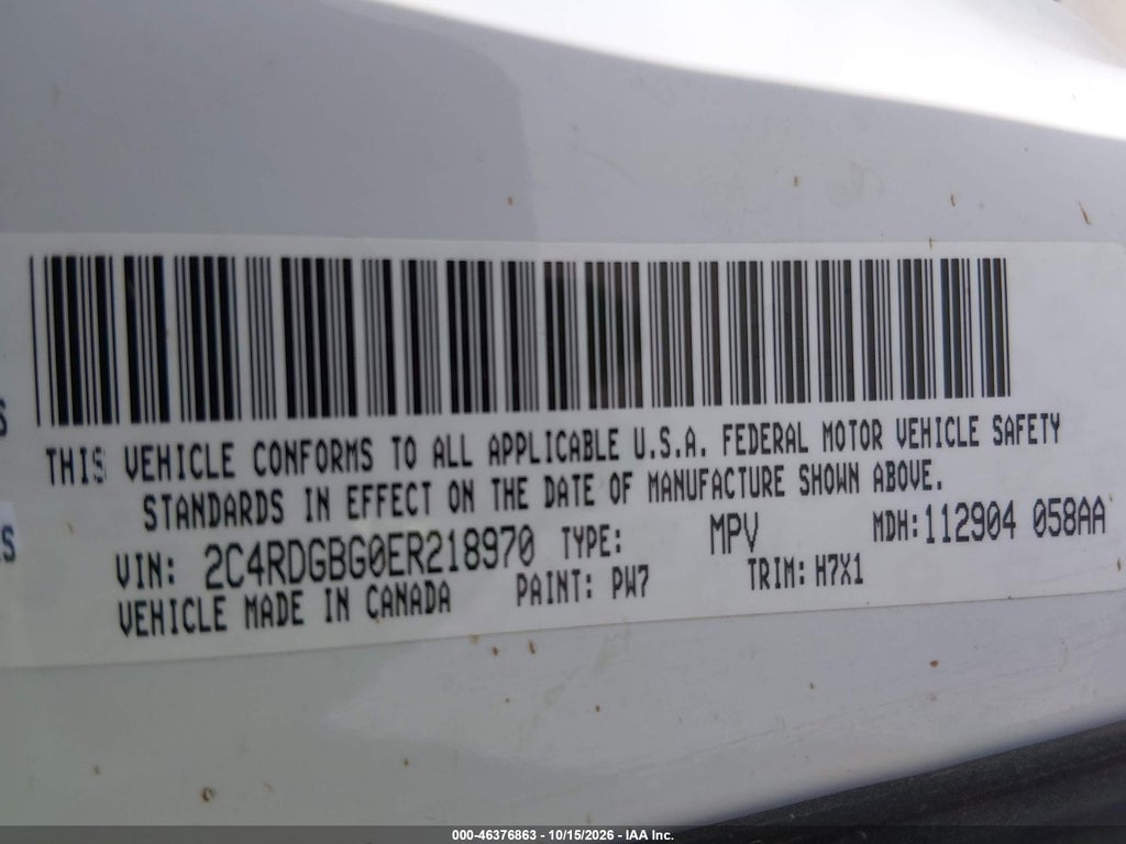 2014 Dodge Grand Caravan American Value PKG photo 9