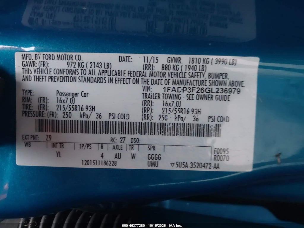 2016 Ford Focus SE photo 9