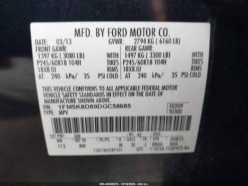 2013 Ford Explorer XLT photo 9