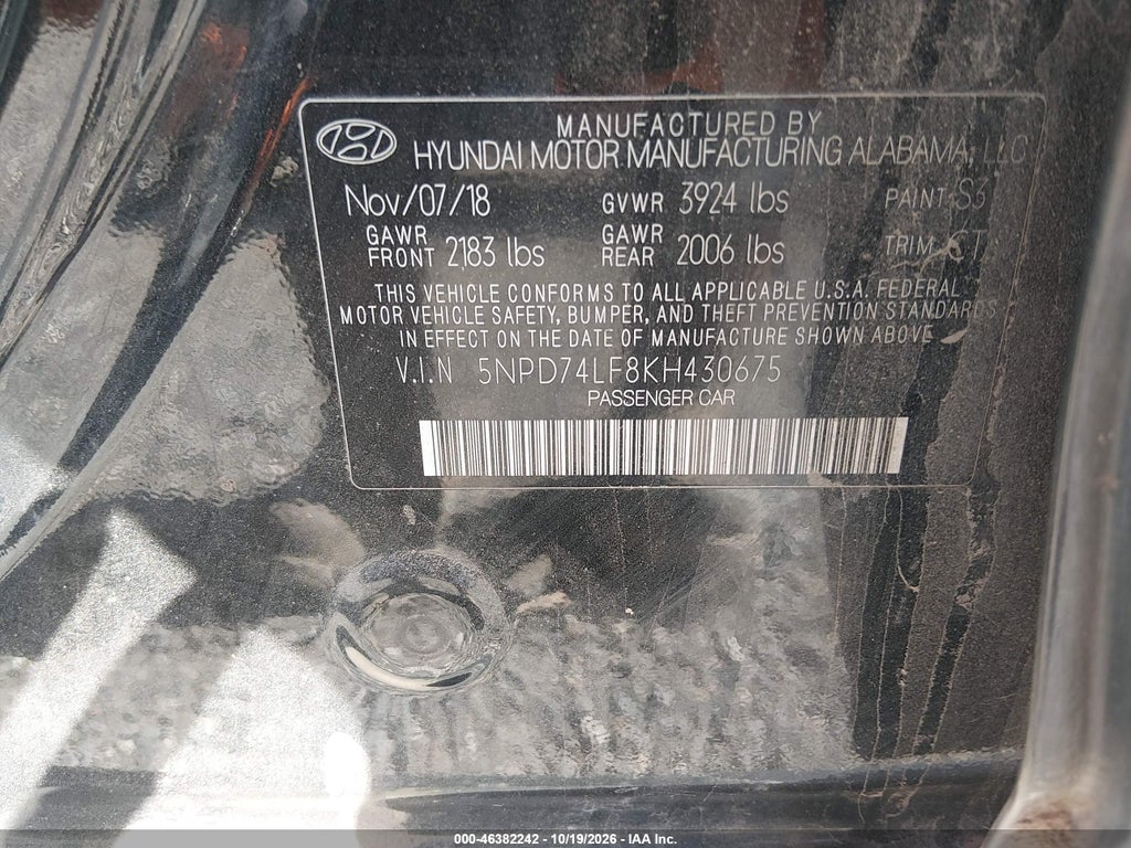 2019 Hyundai Elantra SE photo 9