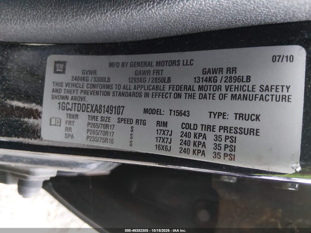 2010 Chevrolet Colorado 2LT photo 9