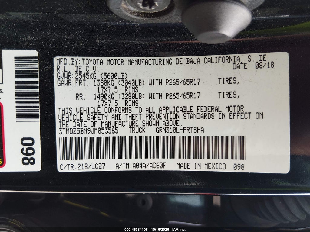 2018 Toyota Tacoma photo 9