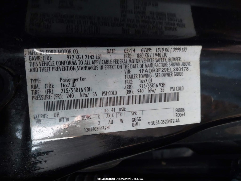 2014 Ford Focus SE photo 9