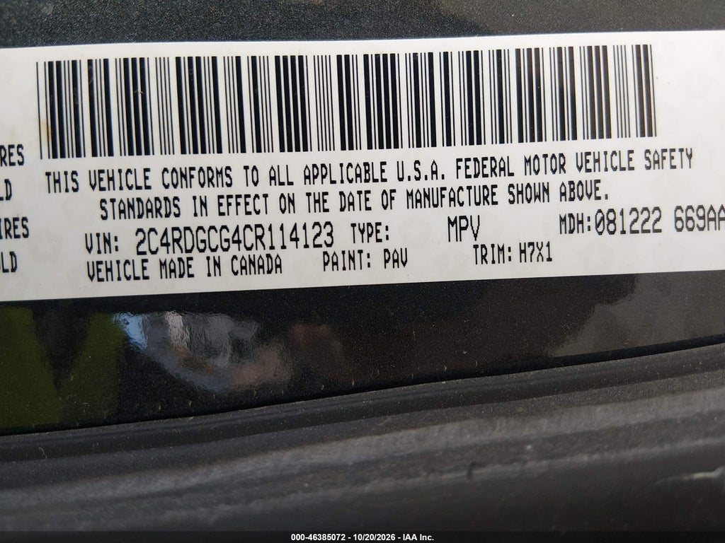2012 Dodge Grand Caravan SXT photo 9