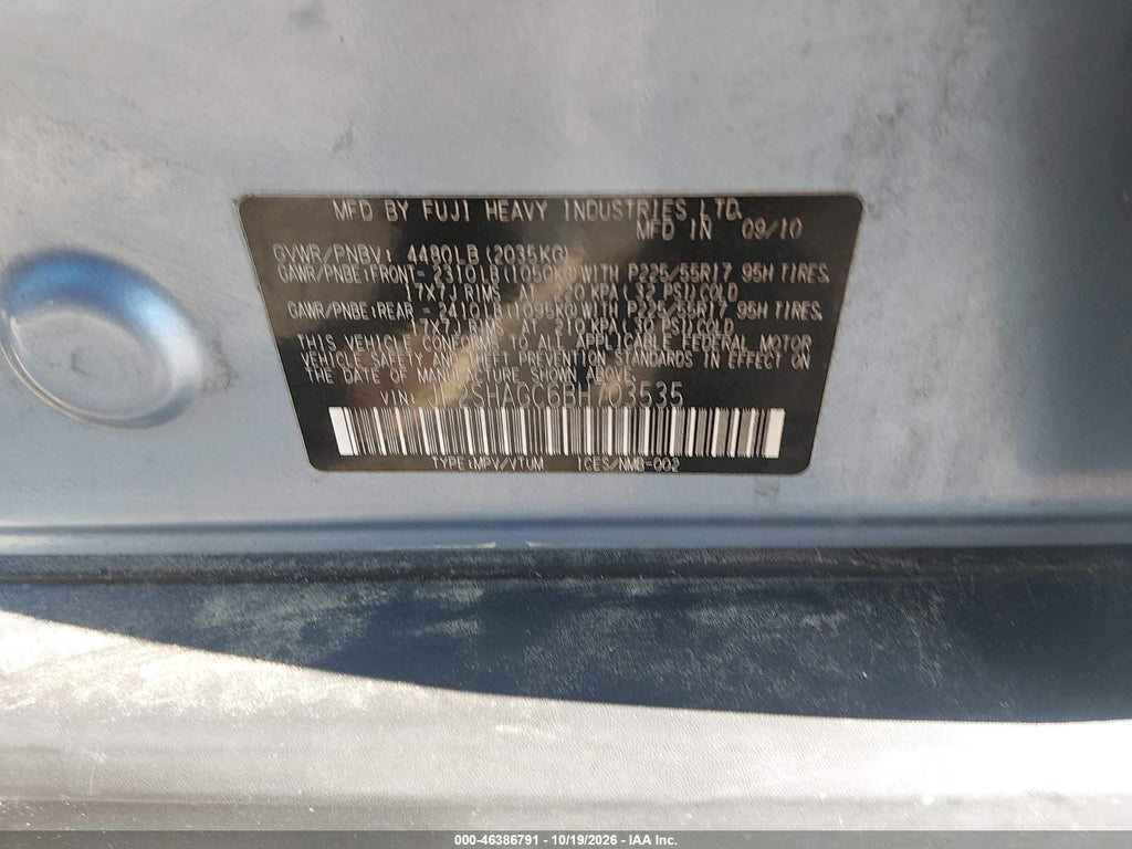 2011 Subaru Forester 2.5X Touring photo 9