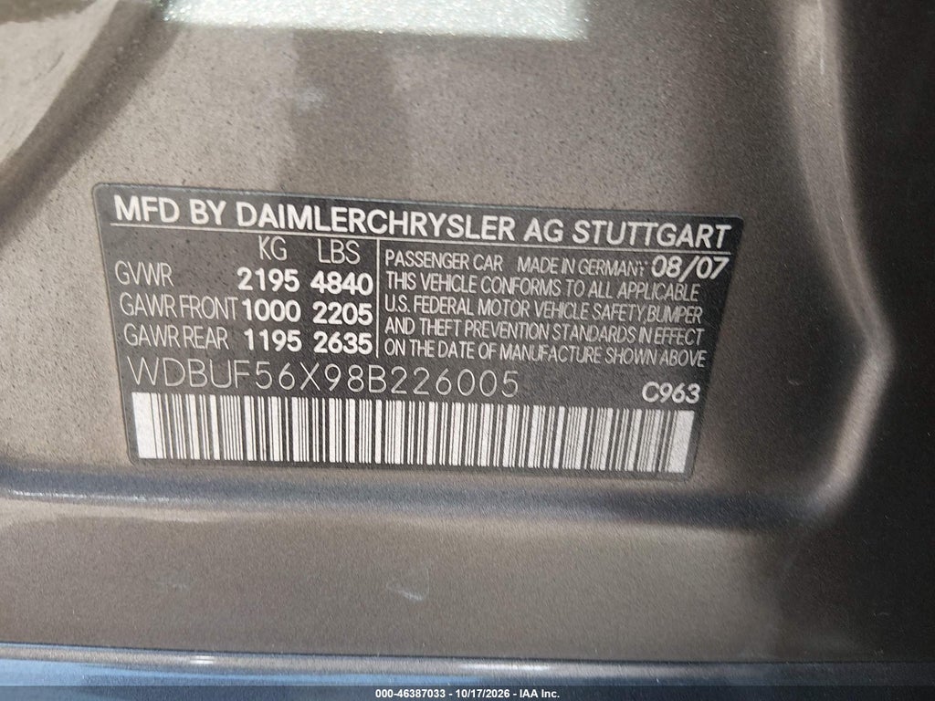 2008 Mercedes-Benz E 350 photo 9