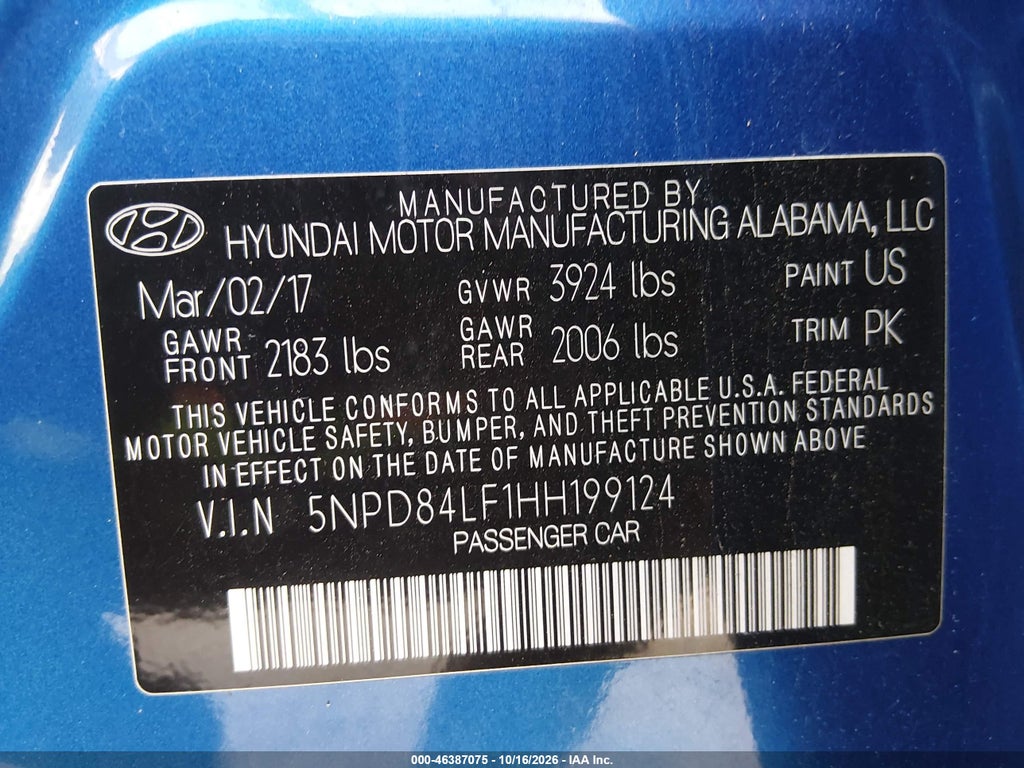 2017 Hyundai Elantra SE photo 9