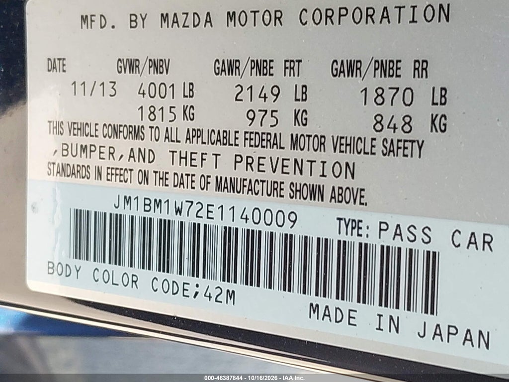 2014 Mazda MAZDA3 I Grand Touring photo 9