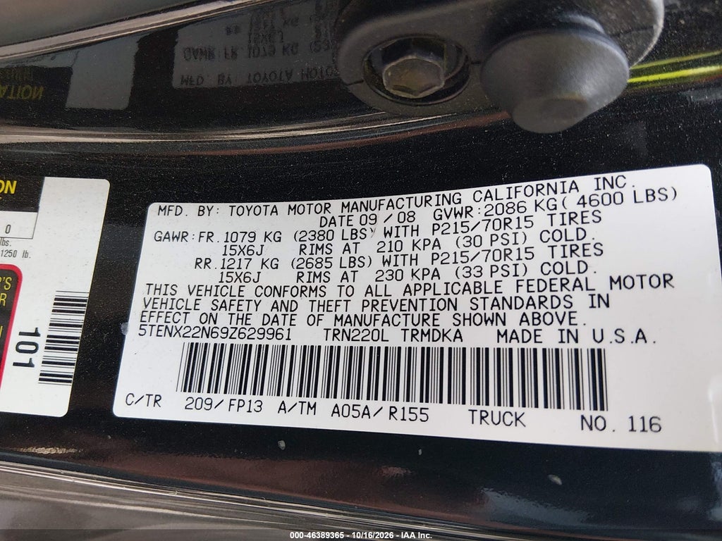 2009 Toyota Tacoma photo 9