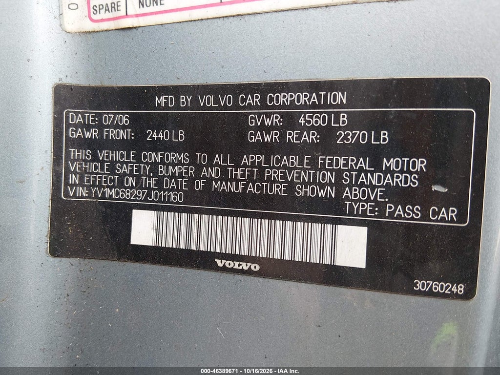 2007 Volvo C70 T5 photo 9