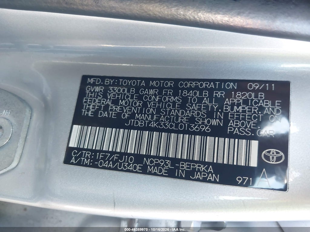 2012 Toyota Yaris photo 9