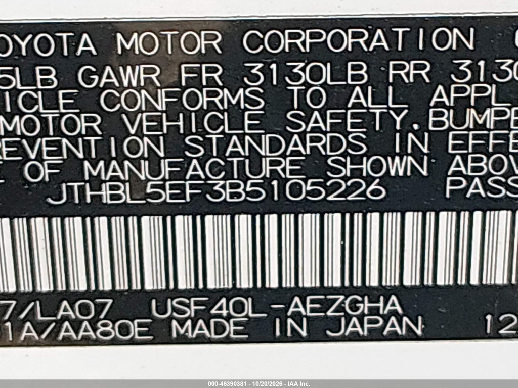 2011 Lexus LS 460 photo 9