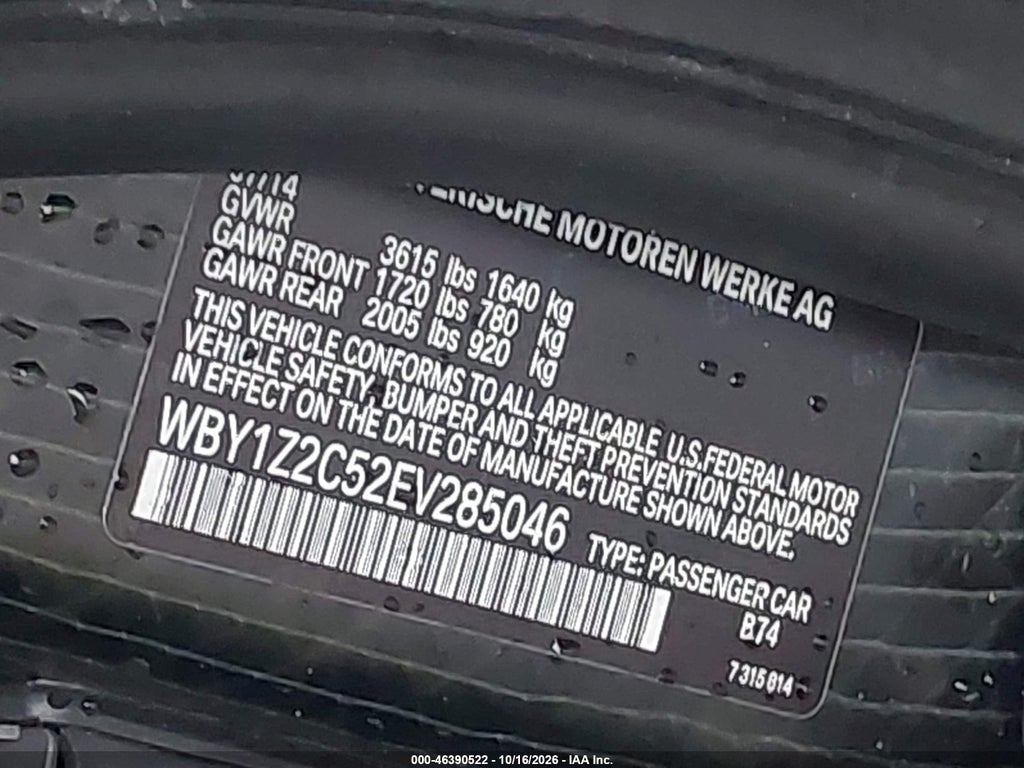 2014 BMW I3 photo 9