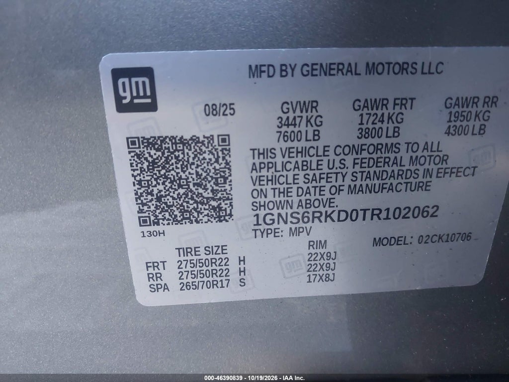 2026 Chevrolet Tahoe 4WD RST photo 9