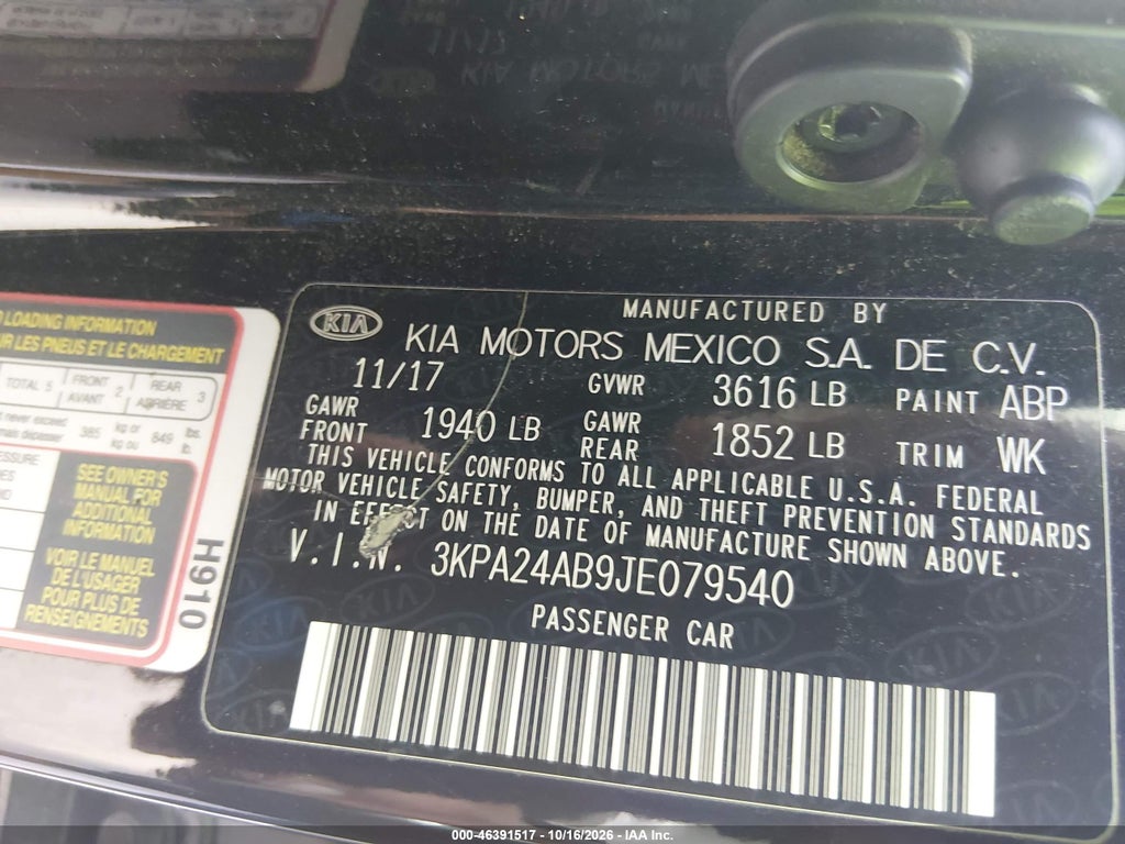 2018 Kia RIO LX photo 9