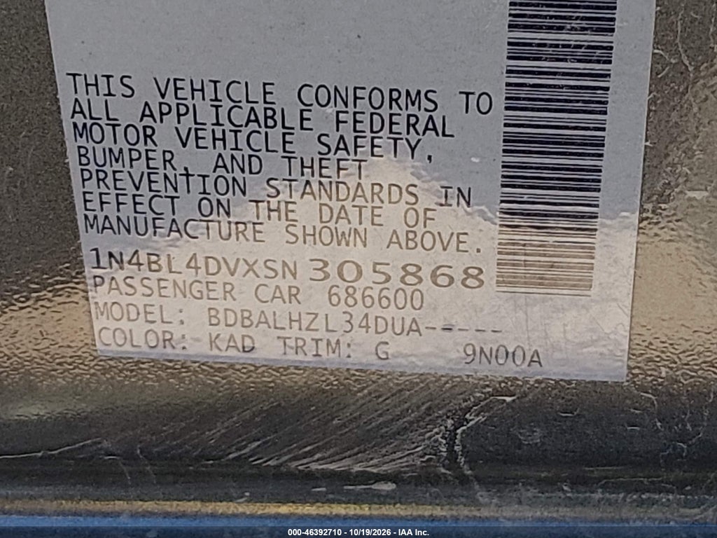 2025 Nissan Altima SV FWD photo 9