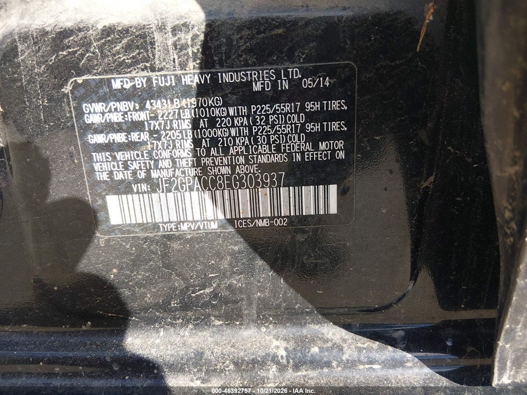 2014 Subaru XV Crosstrek 2.0I Premium photo 9