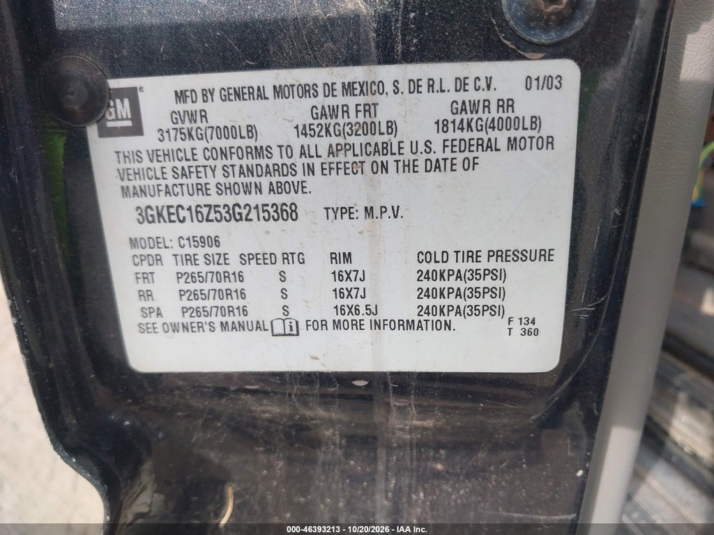 2003 GMC Yukon XL 1500 SLT photo 9
